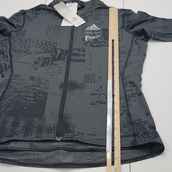 Adidas X Parley Short Sleeve Cycling Jersey Women Size M Black HF9020 New - Picture 7 of 12